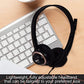 Sonitum Bulk Headsets With Microphone (10 Pack) - Noise Canceling Computer Headset For Office, Meetings, Chat- Comfortable Over-Ear PC Headphones With Rotating Mic- 3.5 Jack For Universal Connectivity