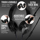 Premium Classroom Headphone & Mic Set by Sonitum- 3.5mm Jack Stereo Sound Earphones with Microphone & Soft Swivel On Ear Pads- Perfect for E-Learning, Meetings, Calls - Bulk Pack of 5 (Black)